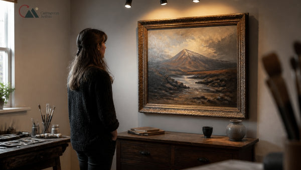 Best Lighting for Original Oil Paintings: A 2026 Guide - Cairngorm Artists
