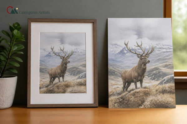 Framed vs Unframed Wildlife Art for Modern Homes - Cairngorm Artists