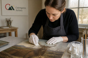 How to Clean and Maintain Original Wildlife Paintings - Cairngorm Artists