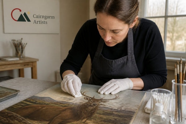 How to Clean and Maintain Original Wildlife Paintings - Cairngorm Artists