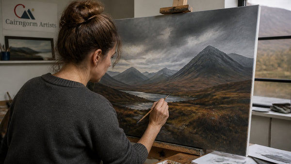 How to Commission Custom Landscape Artwork - Cairngorm Artists