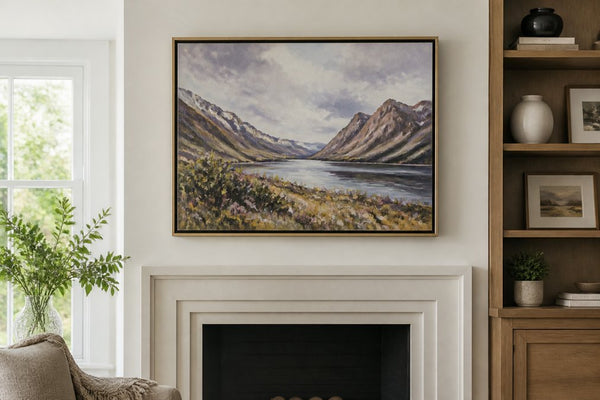 How to Display Original Landscape Paintings - Cairngorm Artists