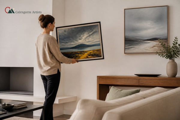 How to Visualize Original Paintings in Your Home - Cairngorm Artists