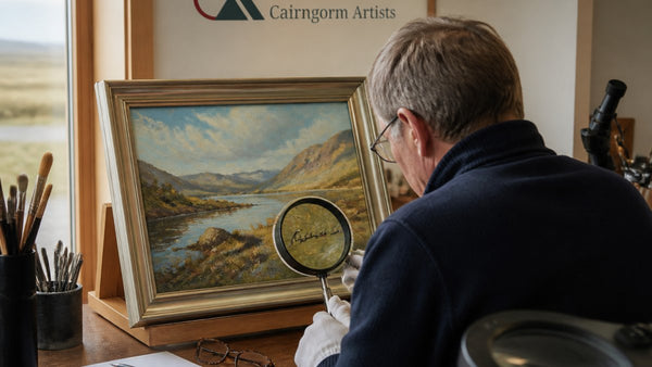 Is That Signature Real? Signs of a Forged Artist Signature - Cairngorm Artists