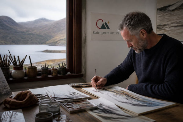 Modern alternatives to classic Highland loch art - Cairngorm Artists