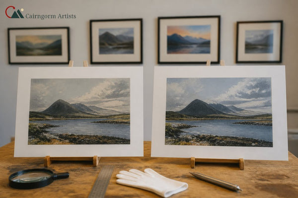Original vs Reproduction Scottish Landscape Prints - Cairngorm Artists