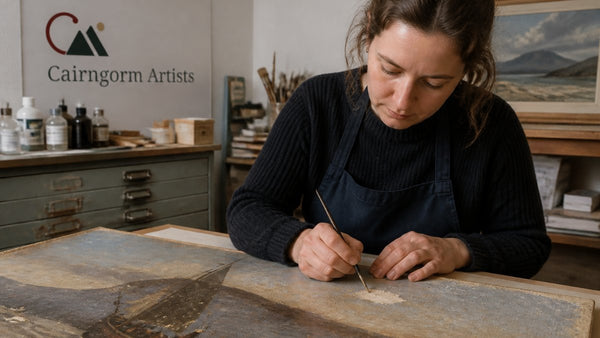 Restoring Damaged Scottish Canvas Paintings: A 2026 Guide - Cairngorm Artists