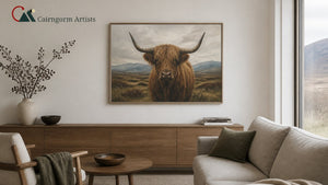 Styling Scottish Highland Art in Minimalist Homes - Cairngorm Artists