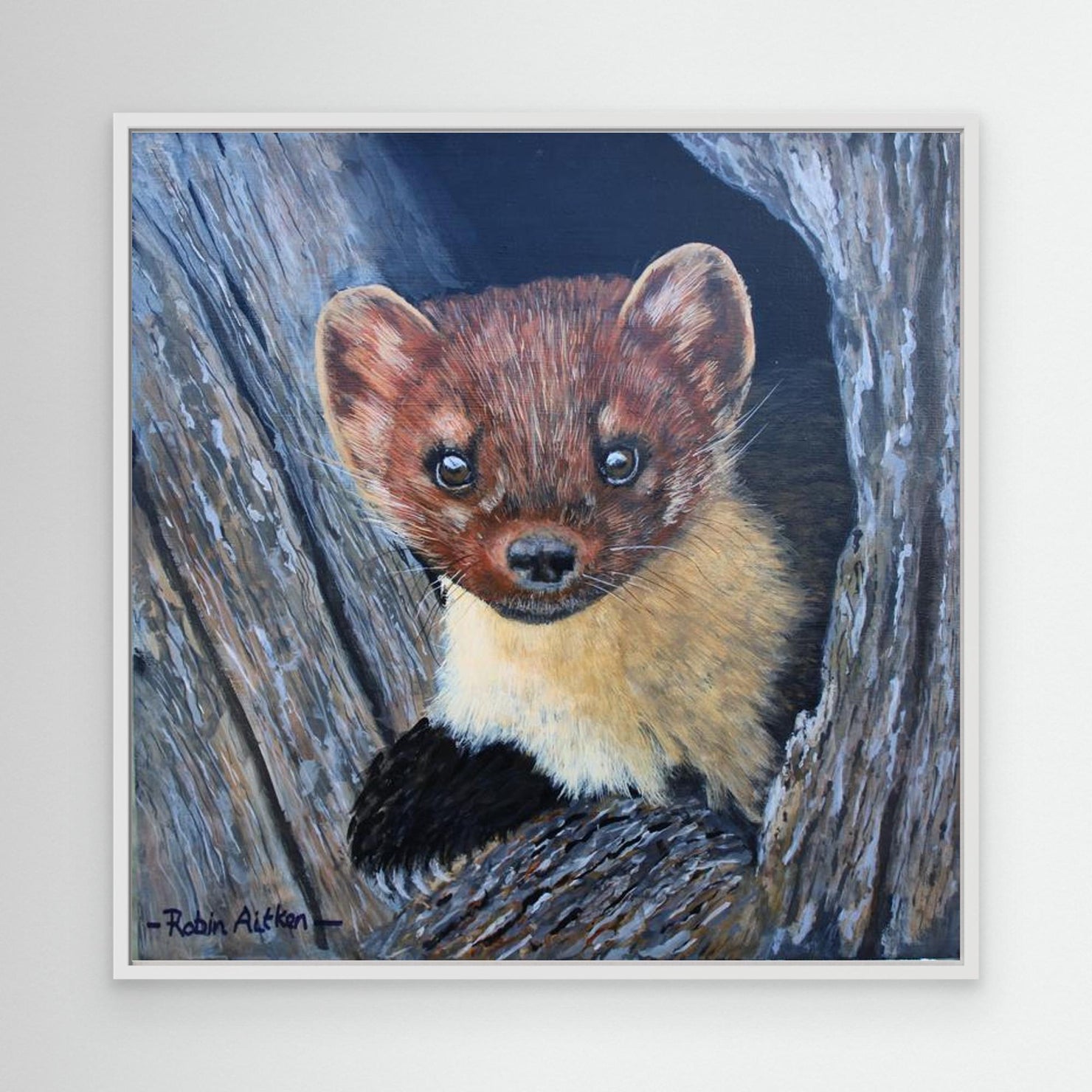 Pine Marten - canvas print from original acrylic painting