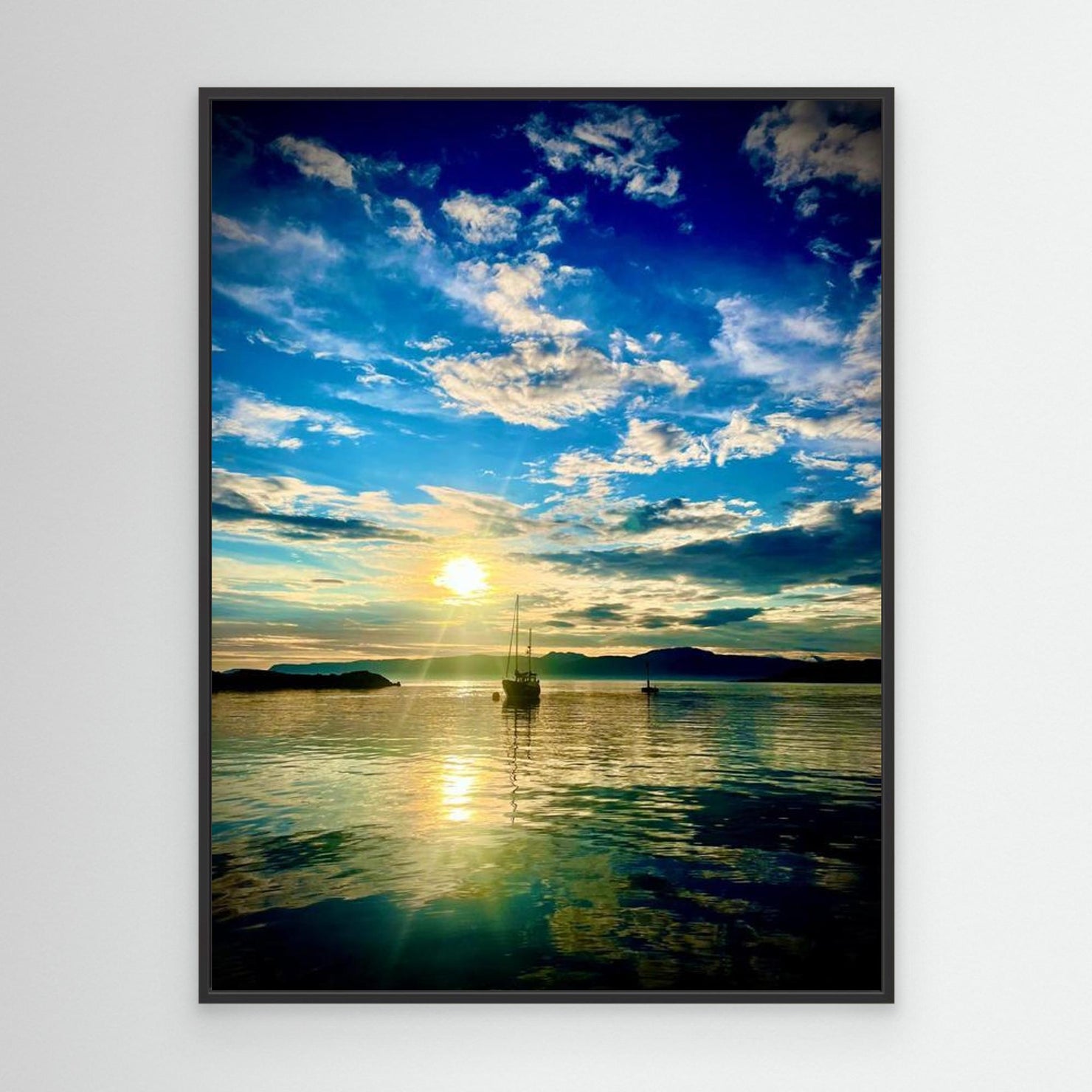 Easdale Sunset Cruise - canvas print from photographic original