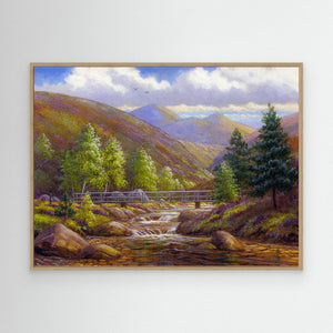 Alt Mor, Cairngorms - canvas print from original artwork - Cairngorm Artists
