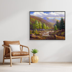Alt Mor, Cairngorms - canvas print from original artwork - Cairngorm Artists