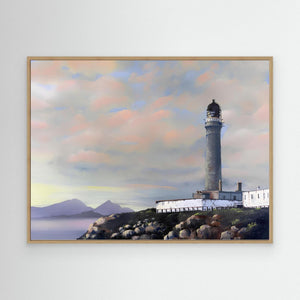 Ardnamurchan Lighthouse View - canvas print from original artwork - Cairngorm Artists