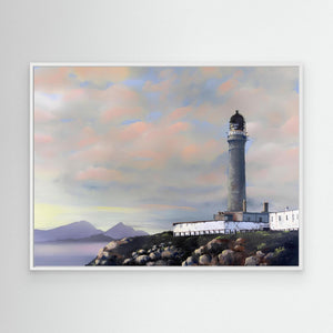 Ardnamurchan Lighthouse View - canvas print from original artwork - Cairngorm Artists