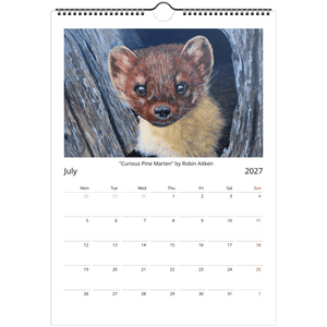 Artist Showcase 2025 Wall Calendar – Seasonal Artwork Collection - Cairngorm Artists