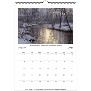 Artist Showcase 2025 Wall Calendar – Seasonal Artwork Collection - Cairngorm Artists
