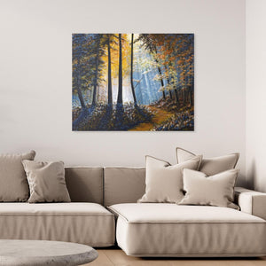 At Peace Light - canvas print from original artwork - Cairngorm Artists
