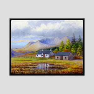 Ben Eighe from Coulin - Canvas print from original artwork - Cairngorm Artists