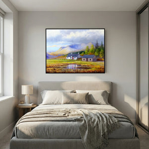 Ben Eighe from Coulin - Canvas print from original artwork - Cairngorm Artists