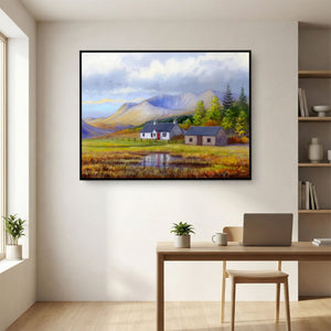 Ben Eighe from Coulin - Canvas print from original artwork - Cairngorm Artists