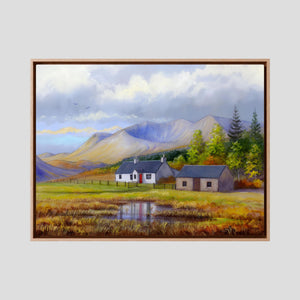 Ben Eighe from Coulin - Canvas print from original artwork - Cairngorm Artists