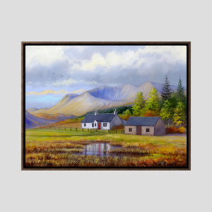 Ben Eighe from Coulin - Canvas print from original artwork - Cairngorm Artists