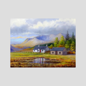 Ben Eighe from Coulin - Canvas print from original artwork - Cairngorm Artists
