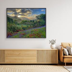 Bluebell Glen, Balmacara - canvas print from original photograph - Cairngorm Artists