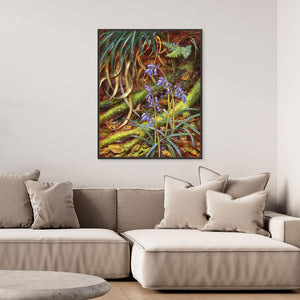 Bluebells - canvas print from original artwork - Cairngorm Artists