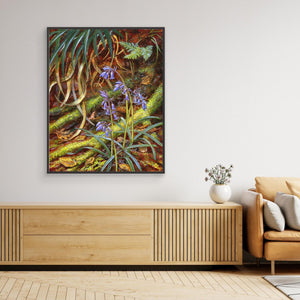 Bluebells - canvas print from original artwork - Cairngorm Artists