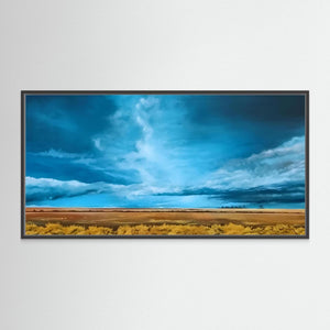 Broom & Beyond - canvas print from original artwork - Cairngorm Artists