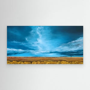 Broom & Beyond - canvas print from original artwork - Cairngorm Artists