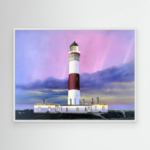 Buchan Ness Lighthouse - canvas print from original artwork - Cairngorm Artists