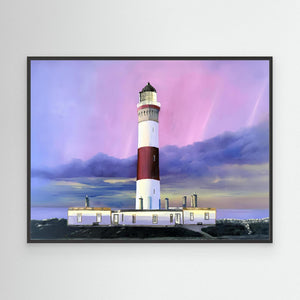 Buchan Ness Lighthouse - canvas print from original artwork - Cairngorm Artists