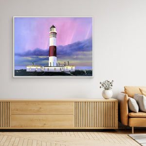 Buchan Ness Lighthouse - canvas print from original artwork - Cairngorm Artists