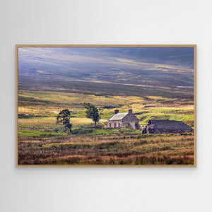 Cabrach Croft - canvas print from original photograph - Cairngorm Artists