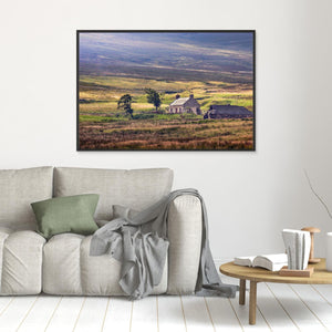 Cabrach Croft - canvas print from original photograph - Cairngorm Artists