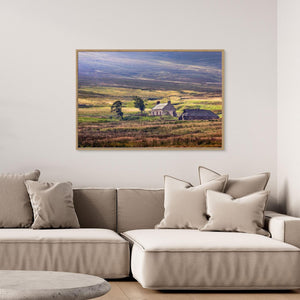Cabrach Croft - canvas print from original photograph - Cairngorm Artists