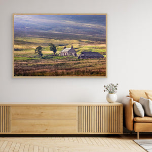 Cabrach Croft - canvas print from original photograph - Cairngorm Artists
