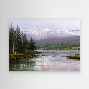 Cairngorm Spring - canvas print from original artwork - Cairngorm Artists