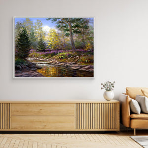 Cairngorm Stream - canvas print from original artwork - Cairngorm Artists
