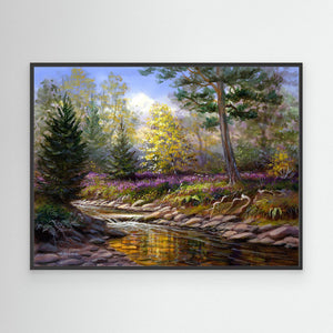 Cairngorm Stream - canvas print from original artwork - Cairngorm Artists