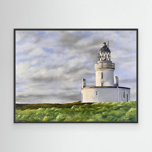 Chanonry Point Lighthouse - canvas print from original artwork - Cairngorm Artists
