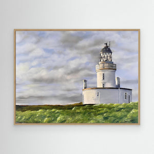 Chanonry Point Lighthouse - canvas print from original artwork - Cairngorm Artists