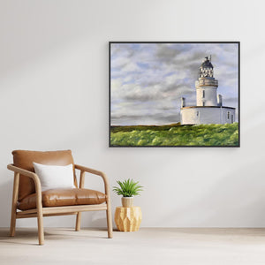 Chanonry Point Lighthouse - canvas print from original artwork - Cairngorm Artists