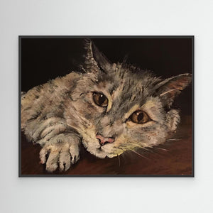 Cosy Gaze - canvas print from original artwork - Cairngorm Artists
