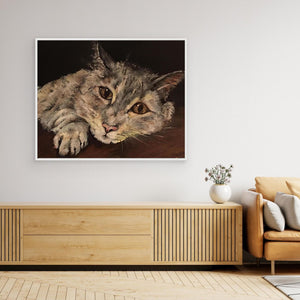 Cosy Gaze - canvas print from original artwork - Cairngorm Artists