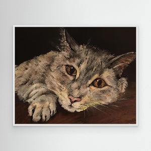 Cosy Gaze - canvas print from original artwork - Cairngorm Artists