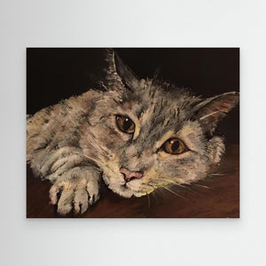 Cosy Gaze - canvas print from original artwork - Cairngorm Artists