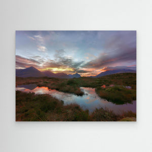 Cuillin Daybreak - canvas print from original photograph - Cairngorm Artists